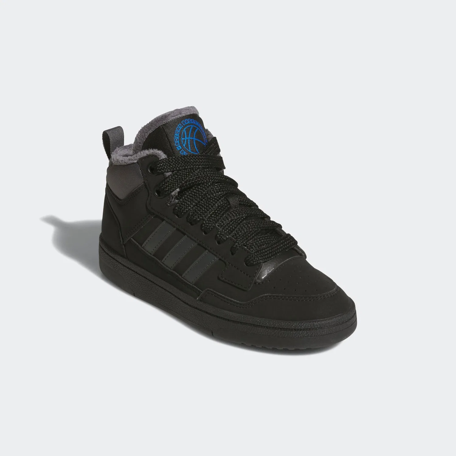 Детские зимние кроссовки с ретро-дизайном Adidas Sportswear, Core Black/Grey Six/Bright Royal