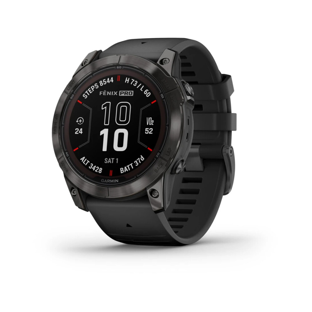 Умные часы Garmin Fenix 7X Pro Sapphire Solar Edition 51мм Gen 2, 1.4", Wi-Fi, темно-серый — фото 2