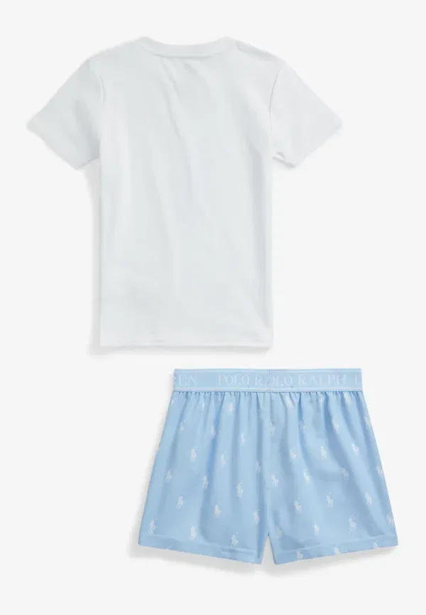 Пижама хлопковая Tee sleep set Polo Ralph Lauren Elite Blue, синий — фото 2