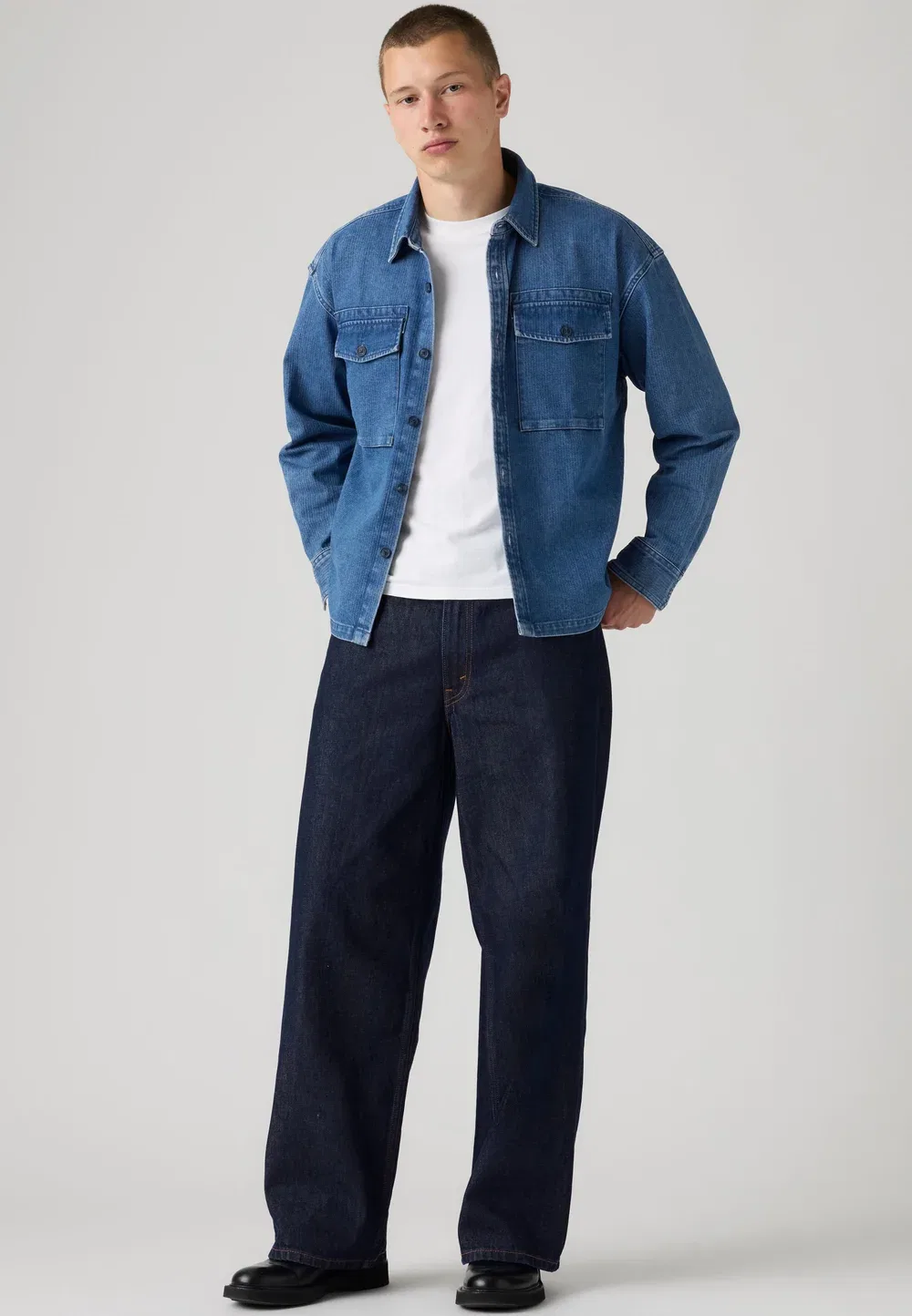 Очень свободные - мешковатые джинсы Levi'S, Rinse Ruler — фото 2