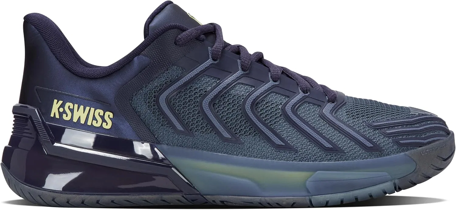 Кроссовки теннисные K-Swiss Ultrashot 4, Vintage Indigo/Naval Academy/Luminary Green