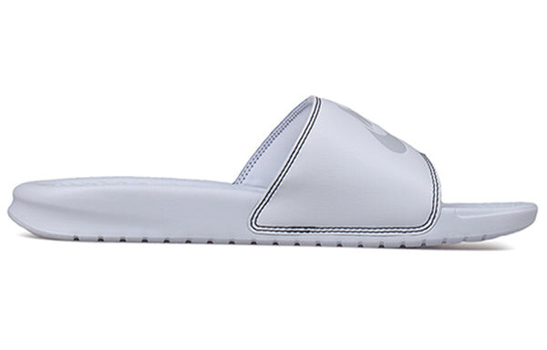 Тапочки benassi jdi slides 'pure platinum' Nike, белый — фото 2