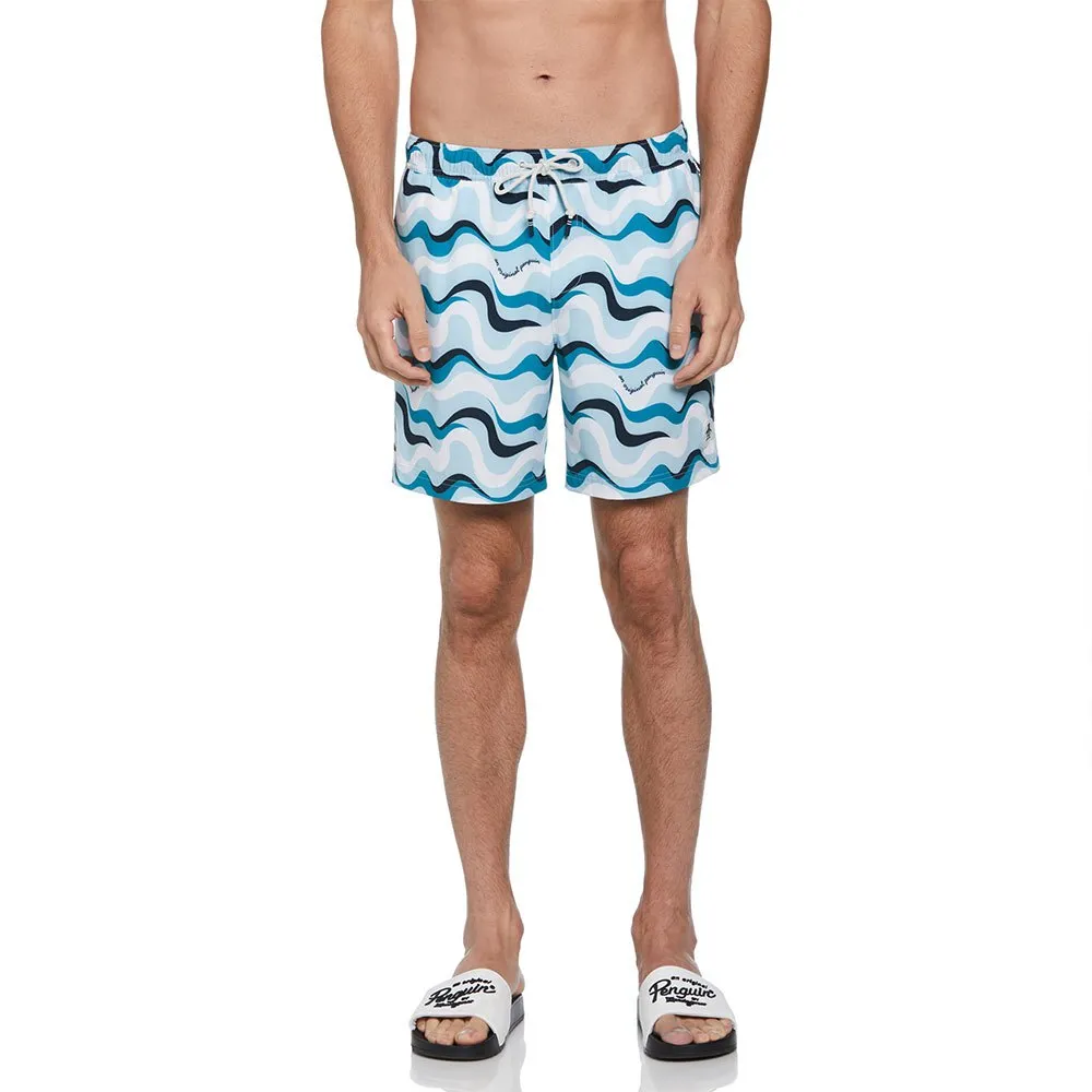 

Плавки Original Penguin Recycled Polyester Aop Wavy, разноцветный