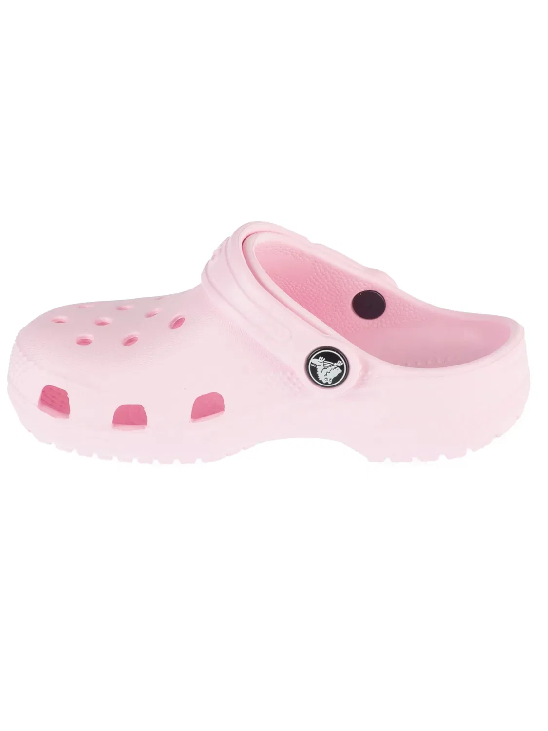 Детские сандалии Crocs Classic Clog Kids розового цвета — фото 2