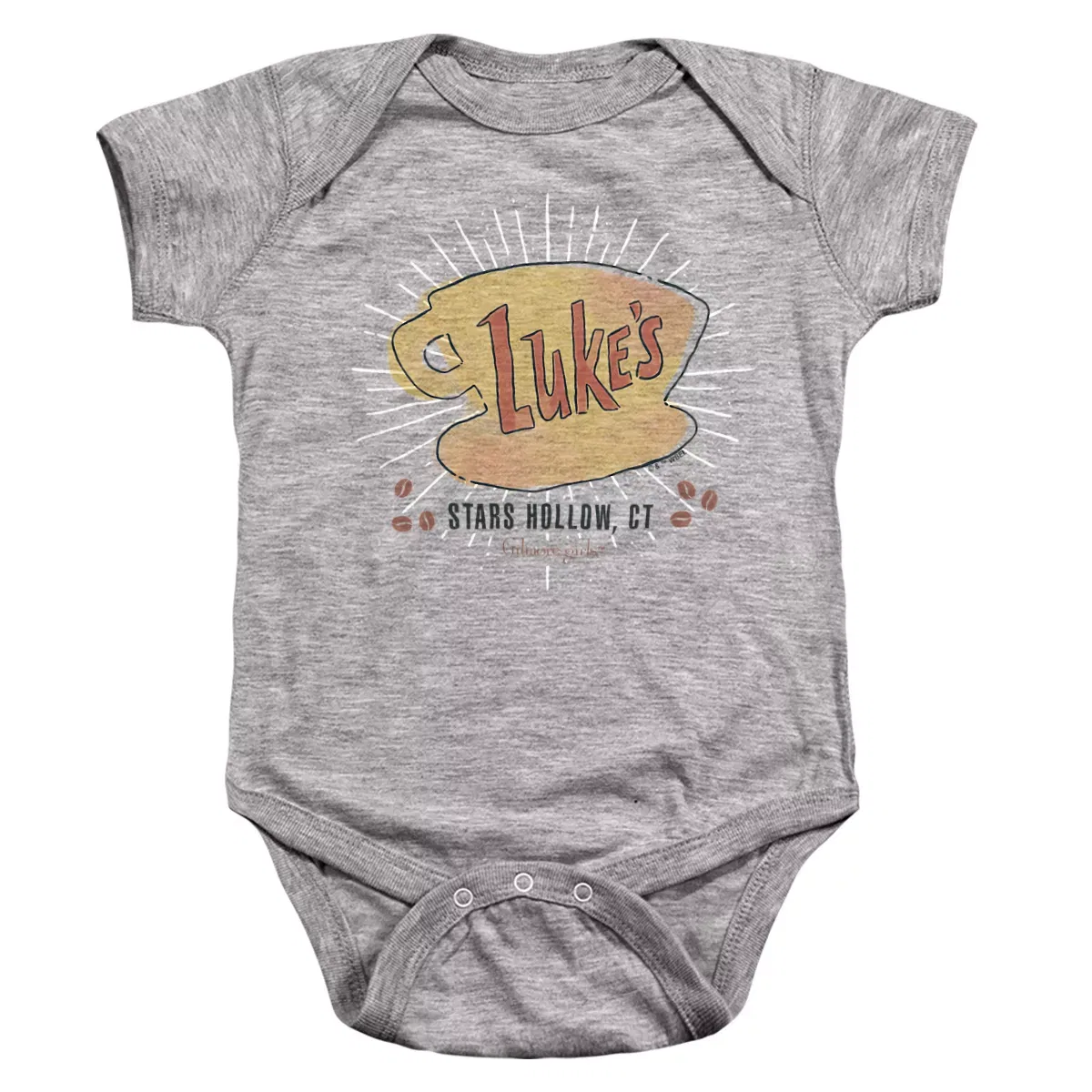 Детское боди с коротким рукавом Gilmore Girls, Athletic Heather