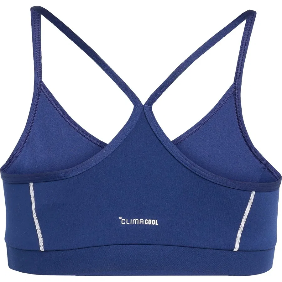 Спортивный бюстгальтер с принтом Train Essentials Collegiate Print Bra Kids adidas, Сине-белый — фото 4