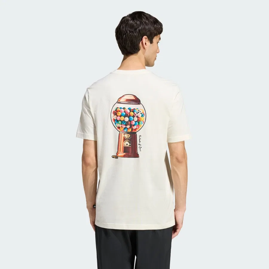 Футболка с принтом Snack Bubble Gum Graphic adidas, Белый — фото 2