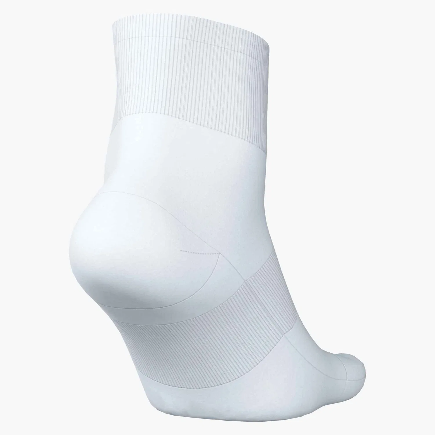 Мужские спортивные носки с влагоотводящей технологией Nike, White/Black — фото 4