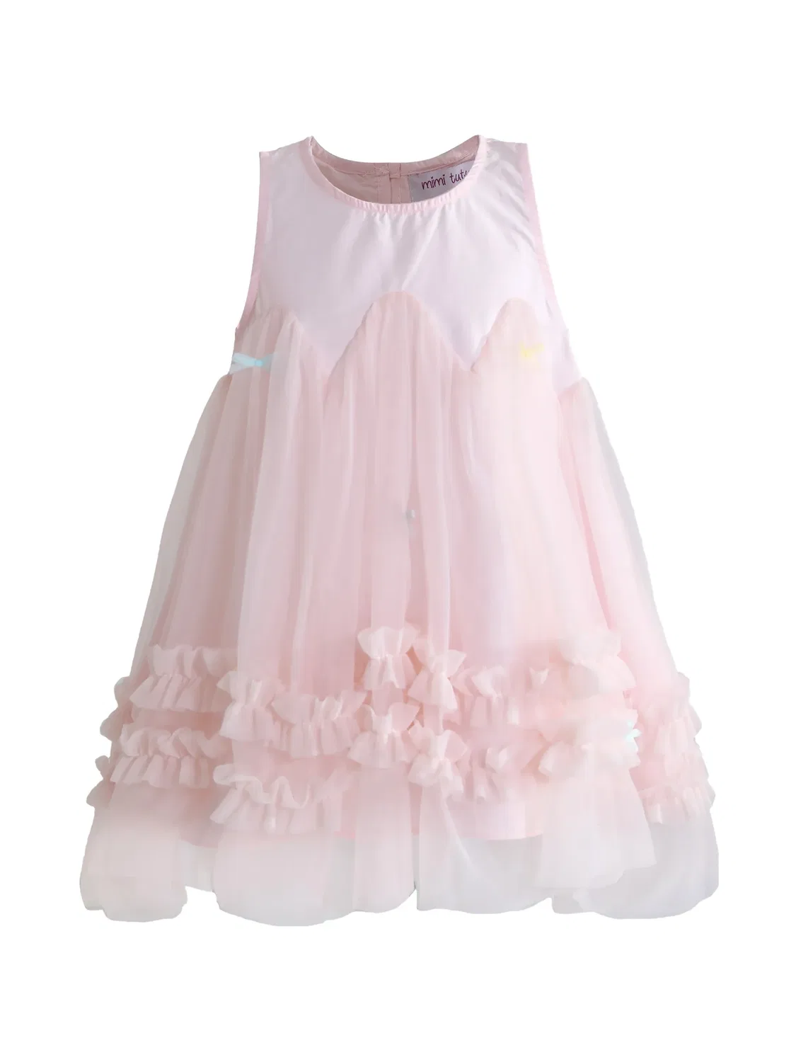 Платье Genevieve с оборками Mimi Tutu, розовый