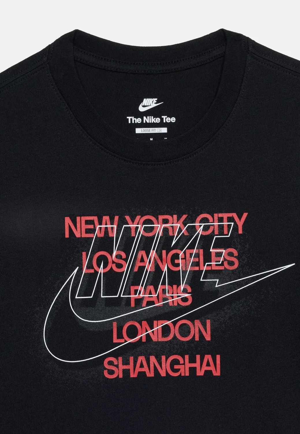 Футболка унисекс Tee Futura Remix с принтом Nike Sportswear, Black — фото 3