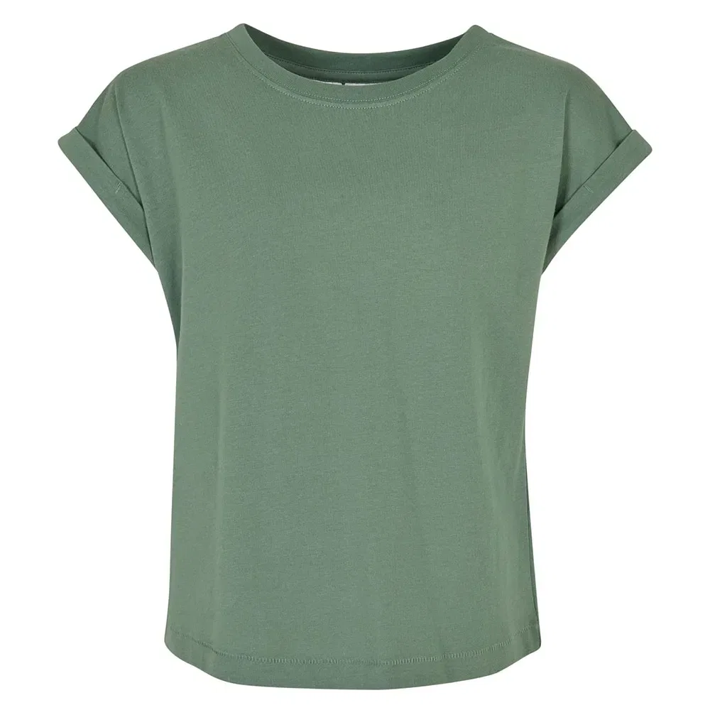 Футболка с коротким рукавом Organic Extended Shoulder Urban Classics, зеленый