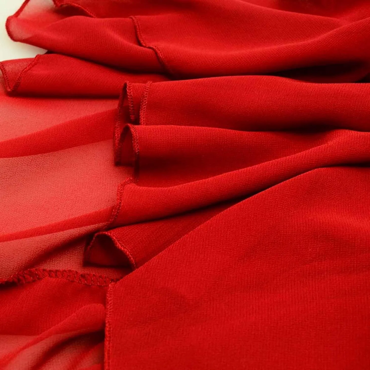 Женское вечернее платье с кружевом A-line Chiffon, Red — фото 2