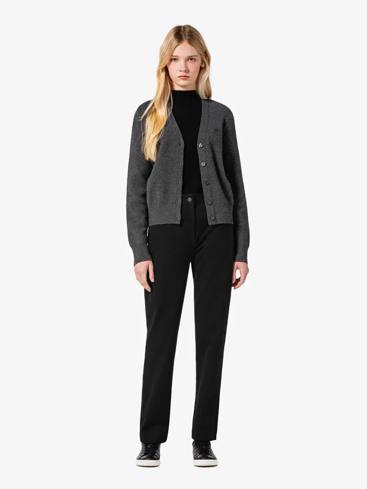 Женские прямые брюки LACOSTE, Black