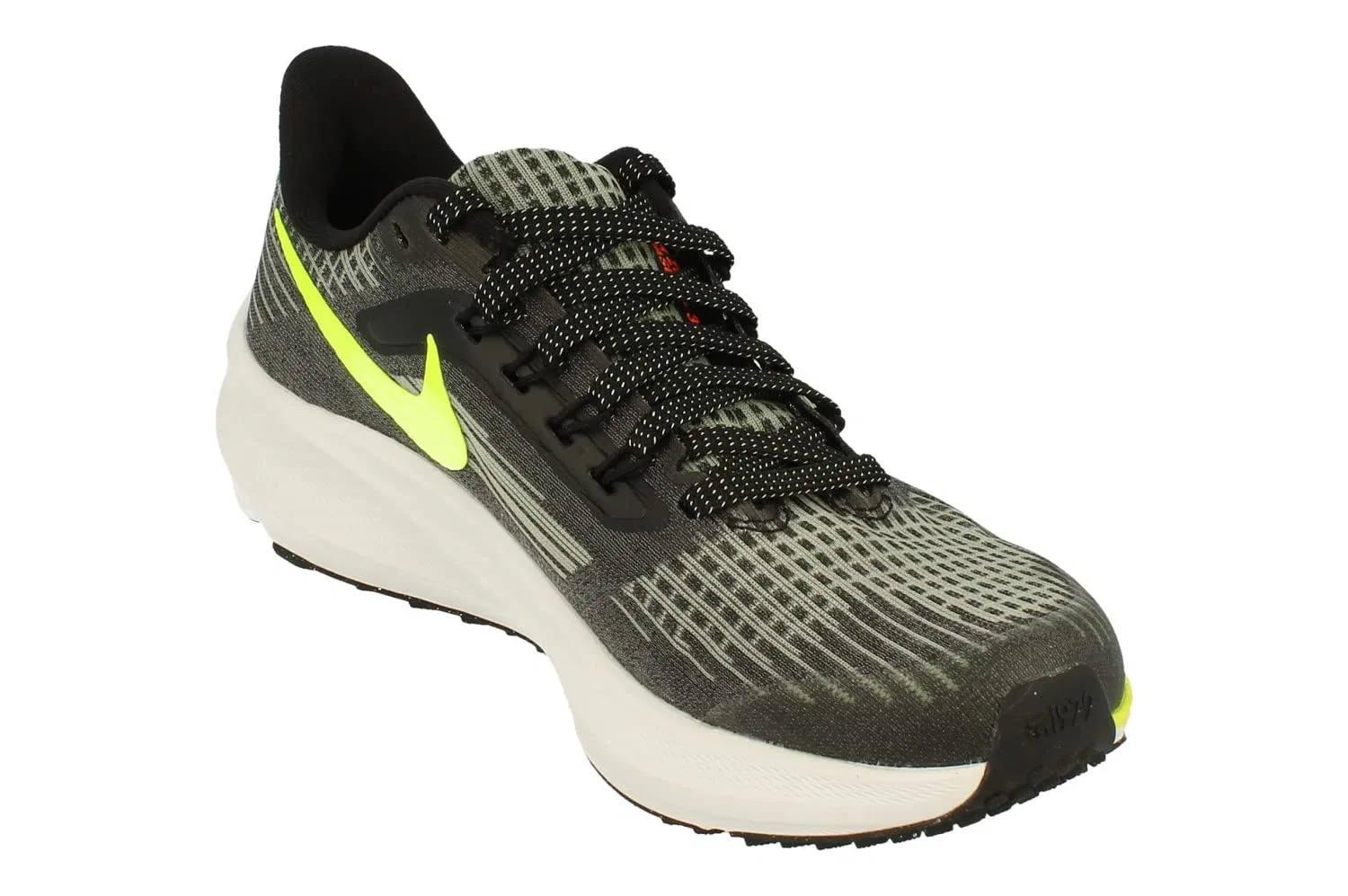 Детские беговые кроссовки для мальчиков Air Zoom Pegasus 39 NIKE, Multicoloured Black Volt Barely Volt Total Orange — фото 4