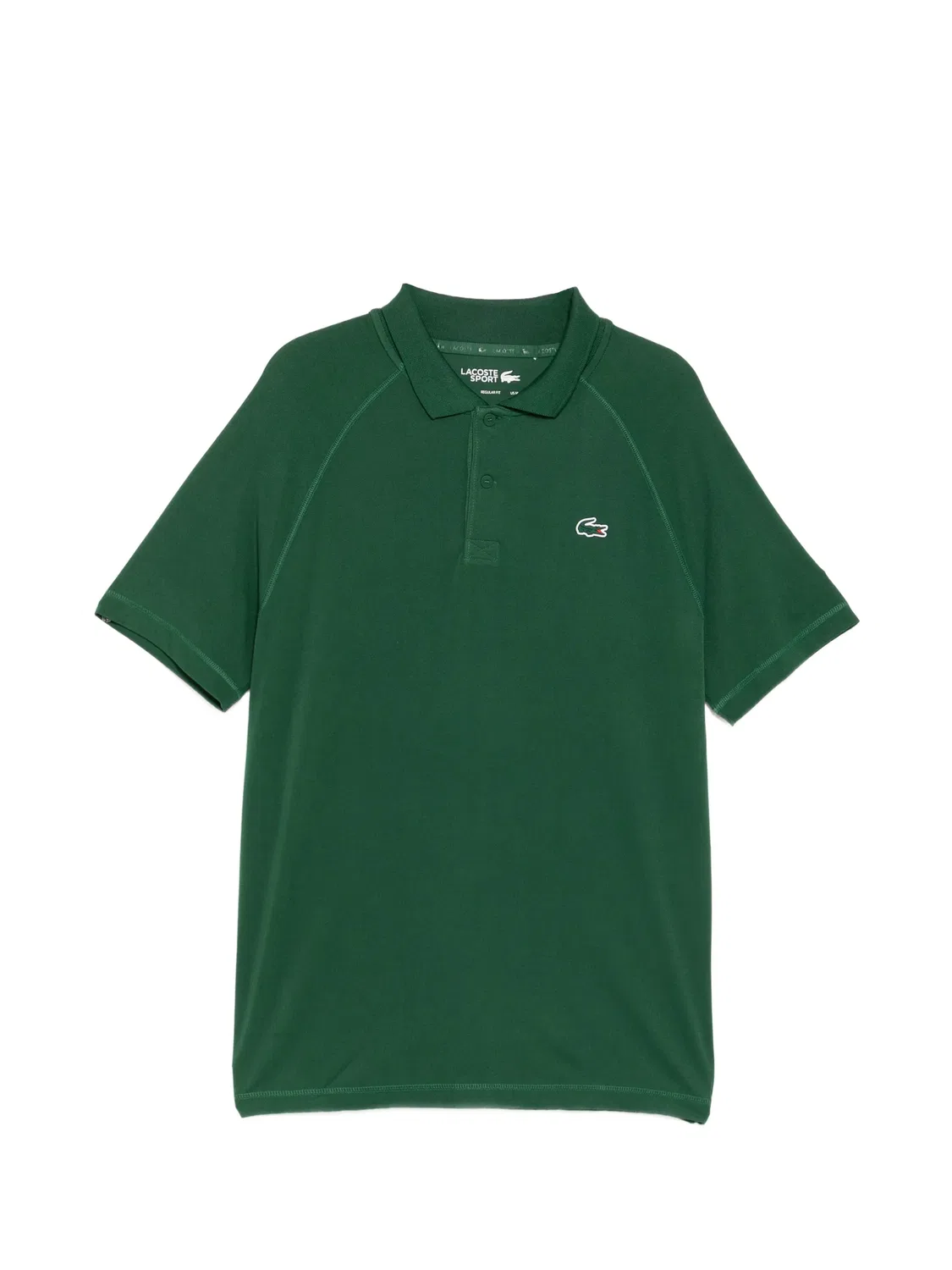 Поло с коротким рукавом с логотипом Lacoste, зеленый