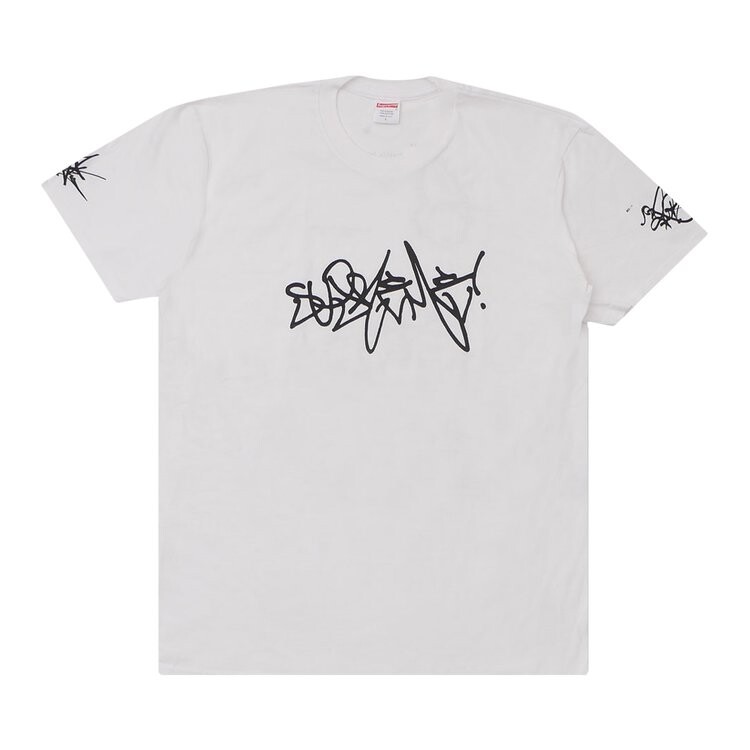 

Футболка Supreme Rammellzee Tag Tee 'White', белый