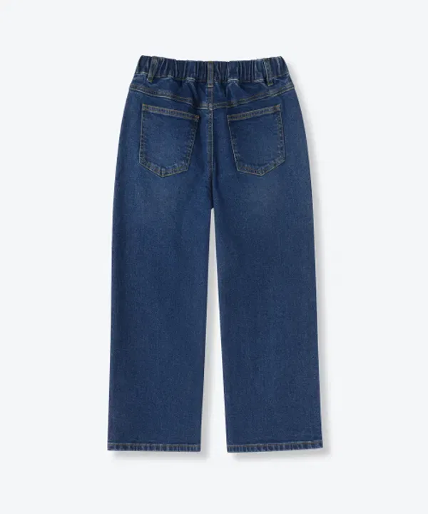 Джинсы широкие, Musinsa Standard Kids, Medium Indigo — фото 4