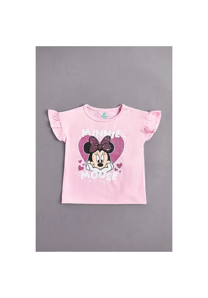 Комплект с принтом Minnie Mouse R&B, розовый — фото 2