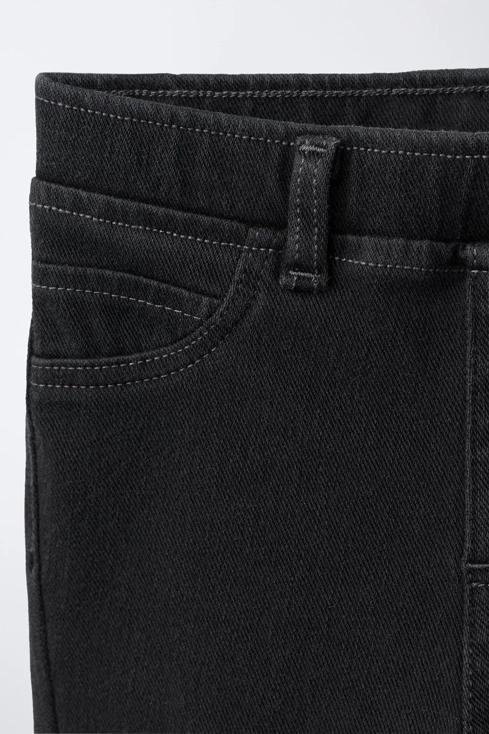 Джинсовые леггинсы ZARA, Black — фото 3
