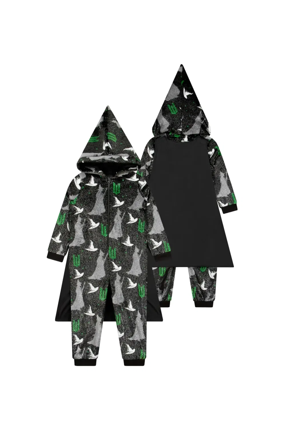 Боди-комбинезон с отстегивающейся накидкой Elphaba Wicked, Black