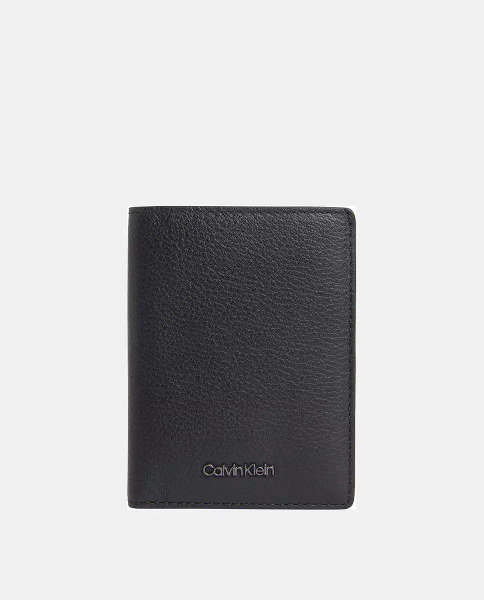 

Мужской кошелек двойного сложения Calvin Klein, черный