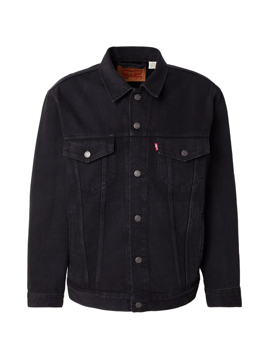 Куртка LEVI'S Between-Season 'Trucker' из черного денима