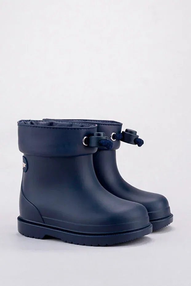 Детские ботинки для девочек с принтом Trok Igor, Navy Blue — фото 2