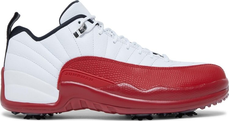

Бутсы Air Jordan 12 Low Golf Cherry, белый
