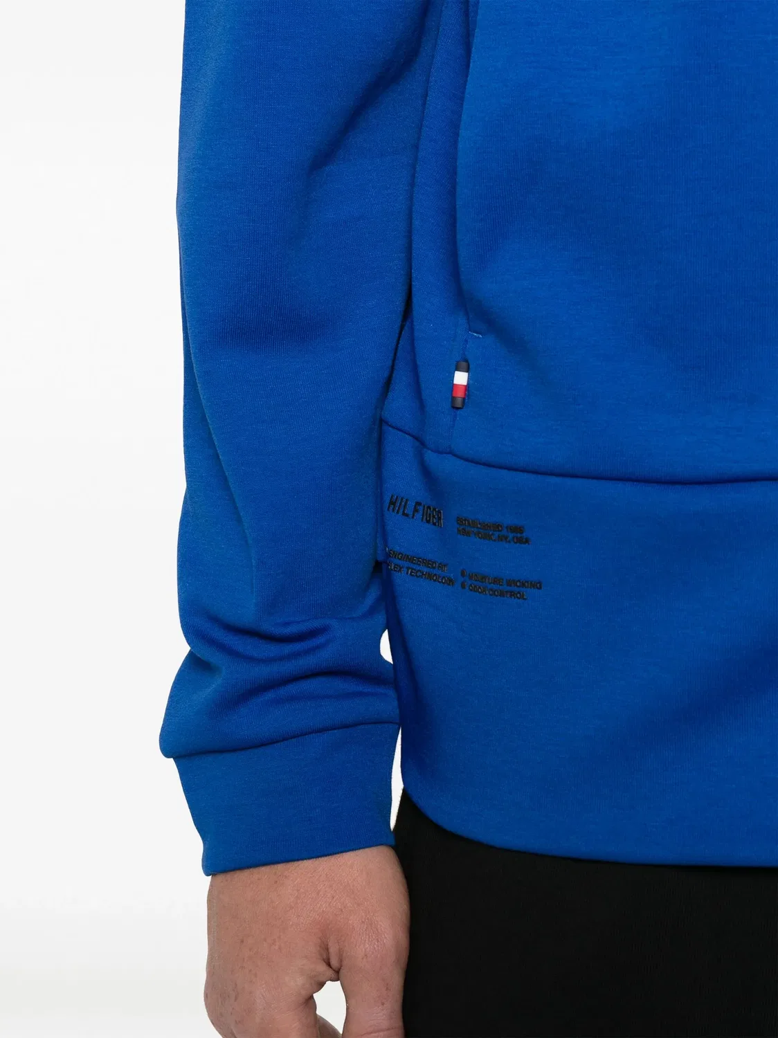 Худи с логотипом на молнии Tommy Hilfiger, кобальтовый — фото 2