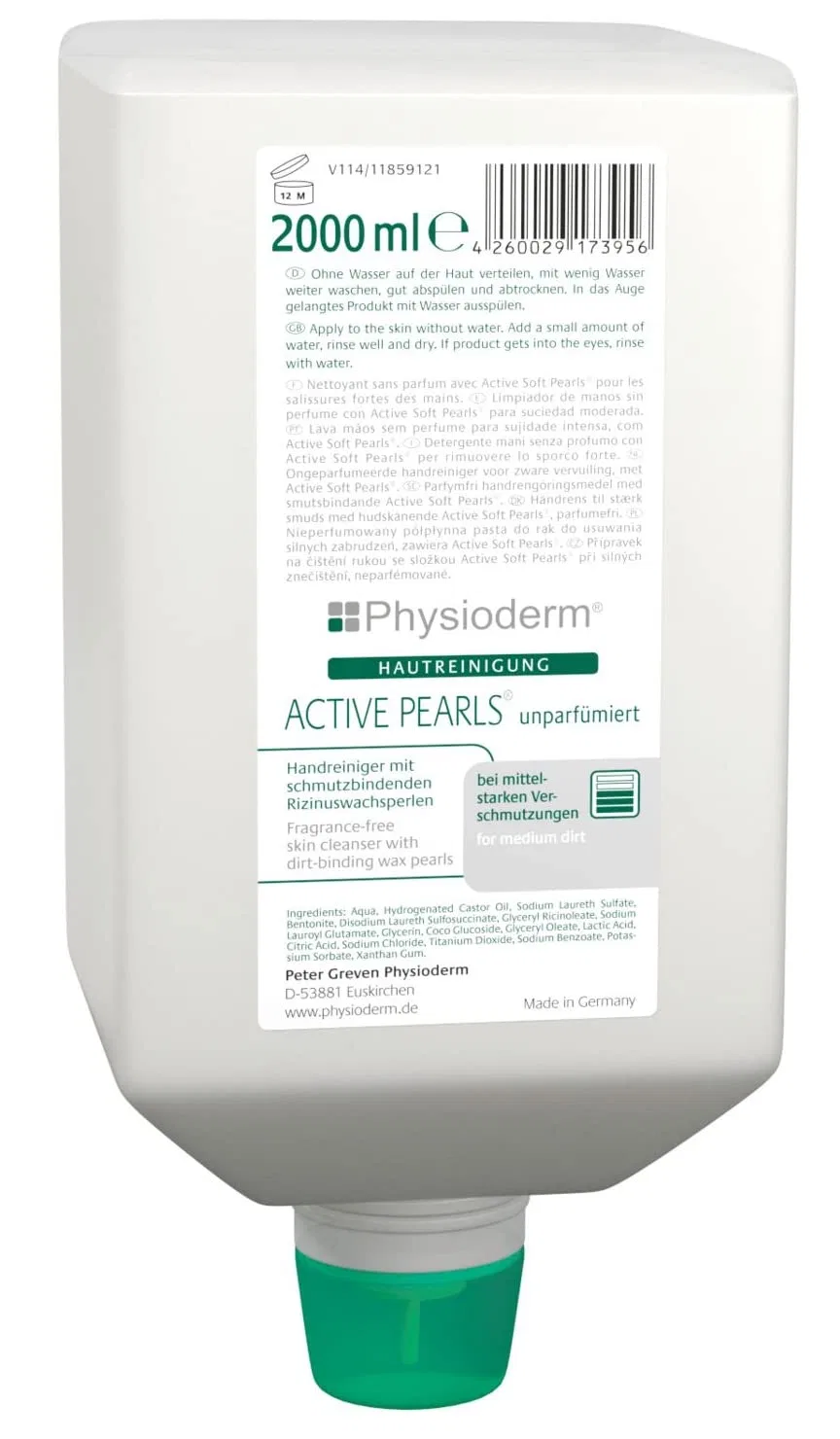 Средство для мытья рук Active Pearls, Physioderm, 2000 мл
