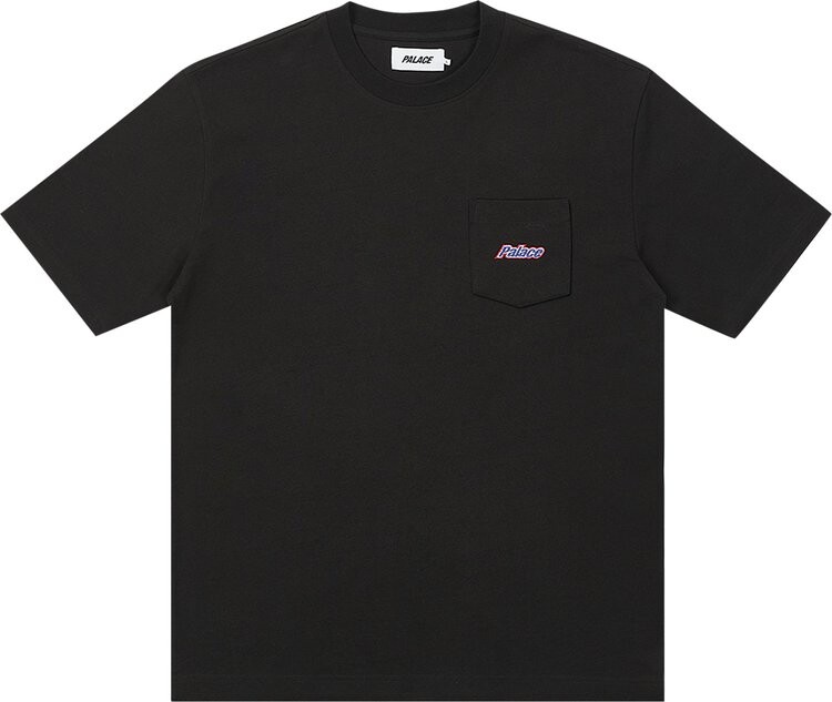 

Футболка Palace Embroidered Pocket T-Shirt 'Black', черный