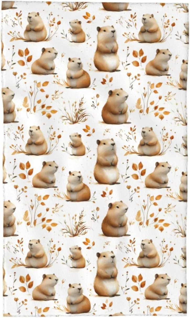 Мочалка для лица 69x40 см, Capybara Q Print, GVYGVY