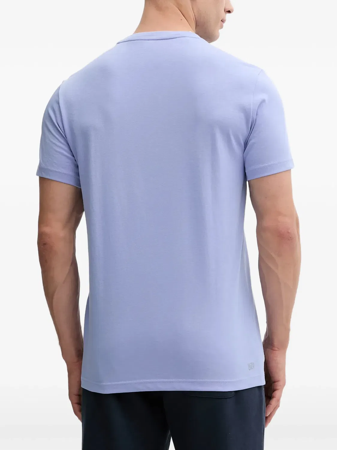 Футболка с логотипом фиолетовая Lacoste, фиолетовый — фото 2