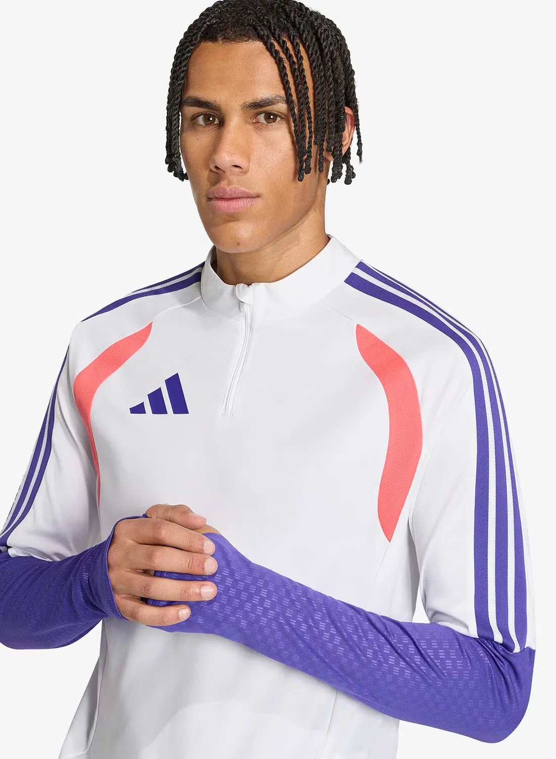 Тренировочная куртка с длинным рукавом Tiro 26 Adidas, белый — фото 4