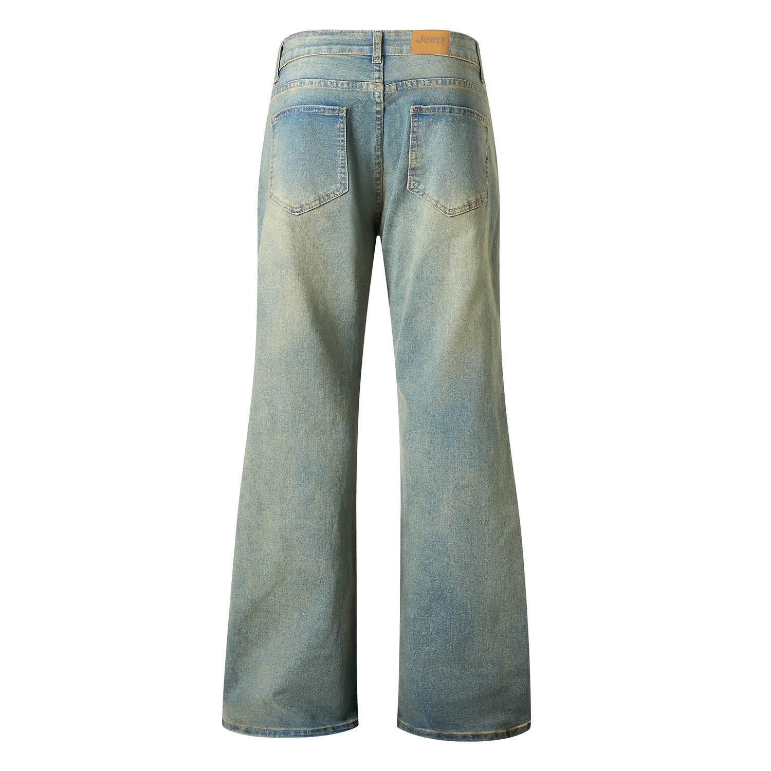 Детские джинсы скинни с расклешением Jeep Urban Casual Jeans, Yellow Mud — фото 4