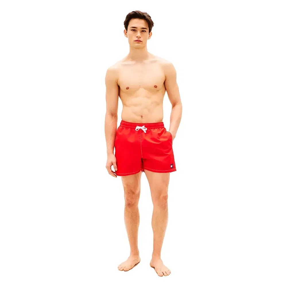Пляжные шорты Tommy Hilfiger regular fit, красный — фото 4
