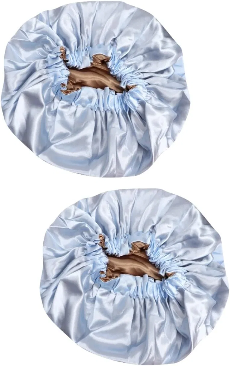 Шапочка для душа FRCOLOR, 2 шт., 38x38 см, Sky Blue