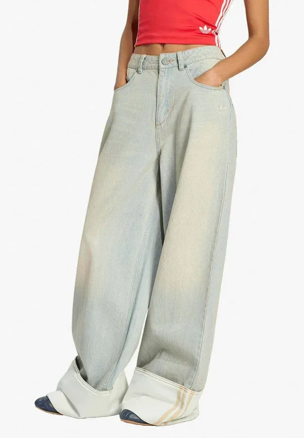 Широкие джинсы Adidas Originals, синий