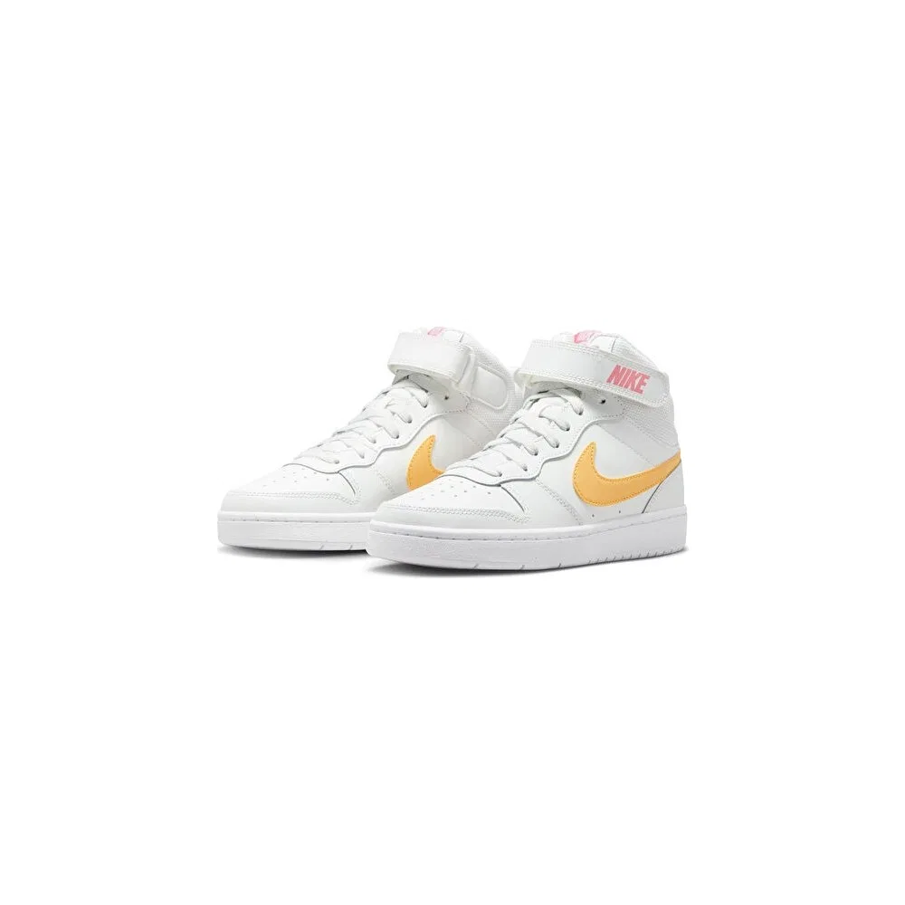 Детские кроссовки унисекс Nike Court Borough Mid 2 (GS) Белый — фото 3
