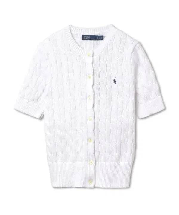 Кардиган, кабель, Polo Ralph Lauren, белый
