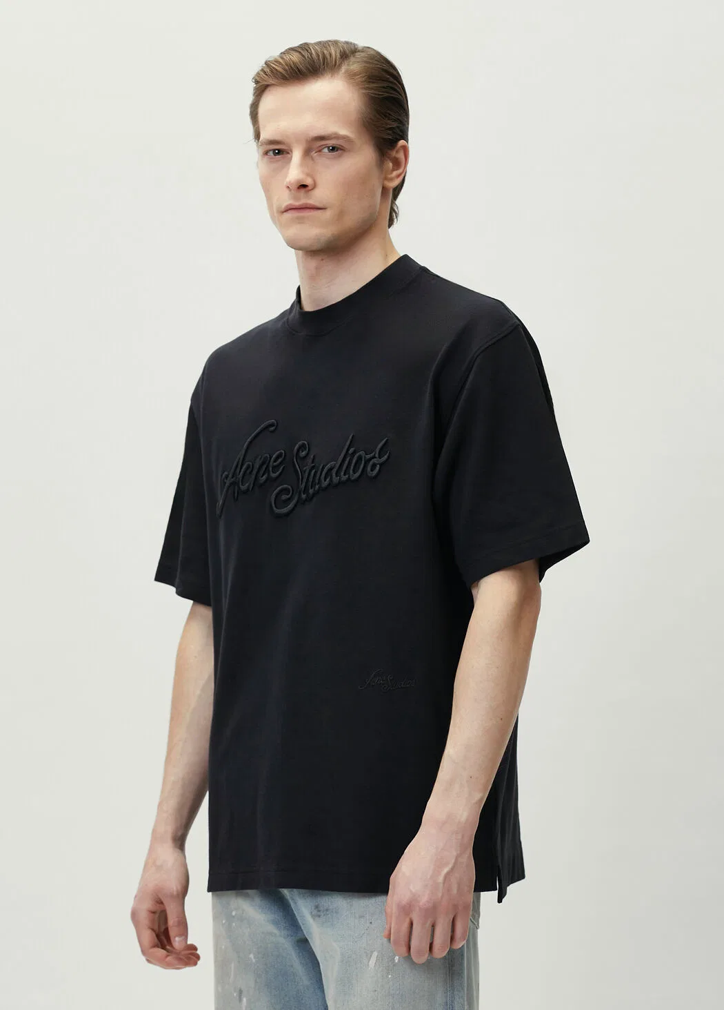 Футболка Acne Studios, черный — фото 3