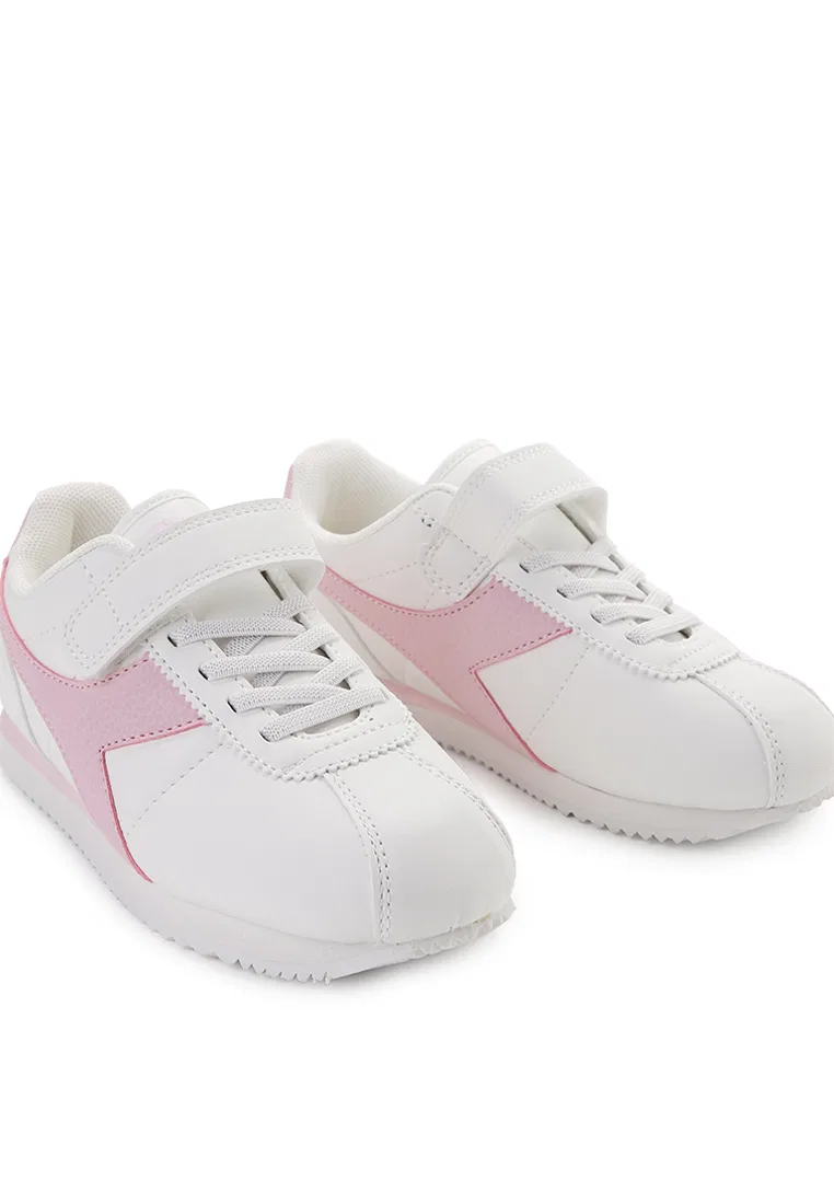 Кроссовки детские, Pello Jr, Pello Diadora, белый/розовый — фото 2
