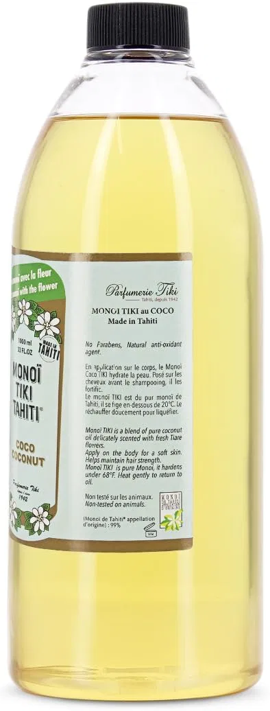 Масло для тела и волос, Монои Тики Таити Коко, 1л Monoï Tiki Tahiti — фото 3