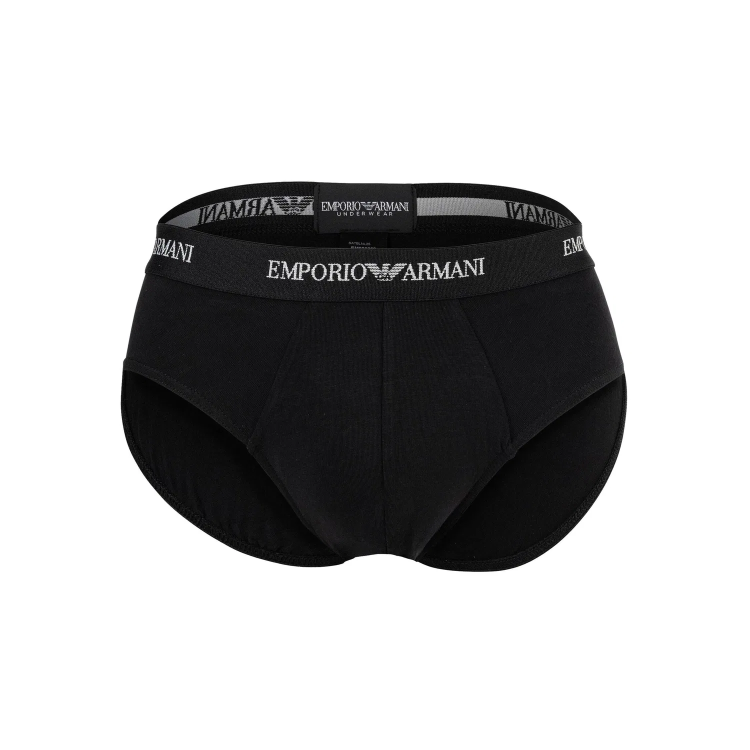 Мужские трусы-слипы с логотипом Emporio Armani, Black — фото 2
