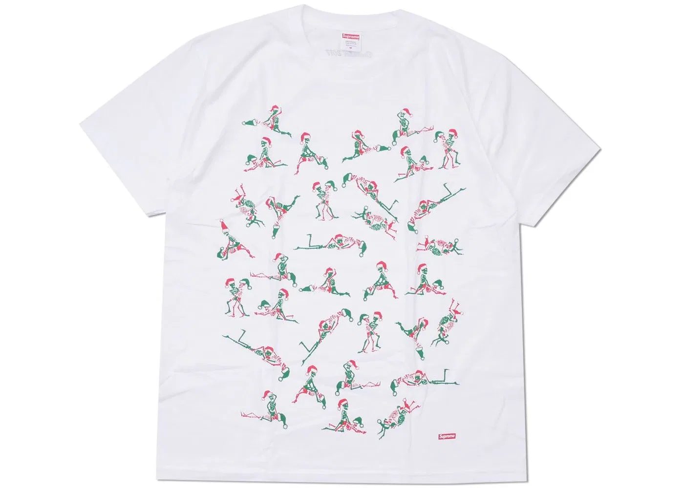 Мужская футболка с принтом Supreme Tee (2017), White