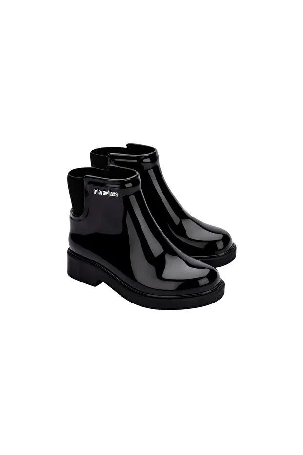 Детские ботильоны для девочек без застежки Chelsea Mini Melissa, Black