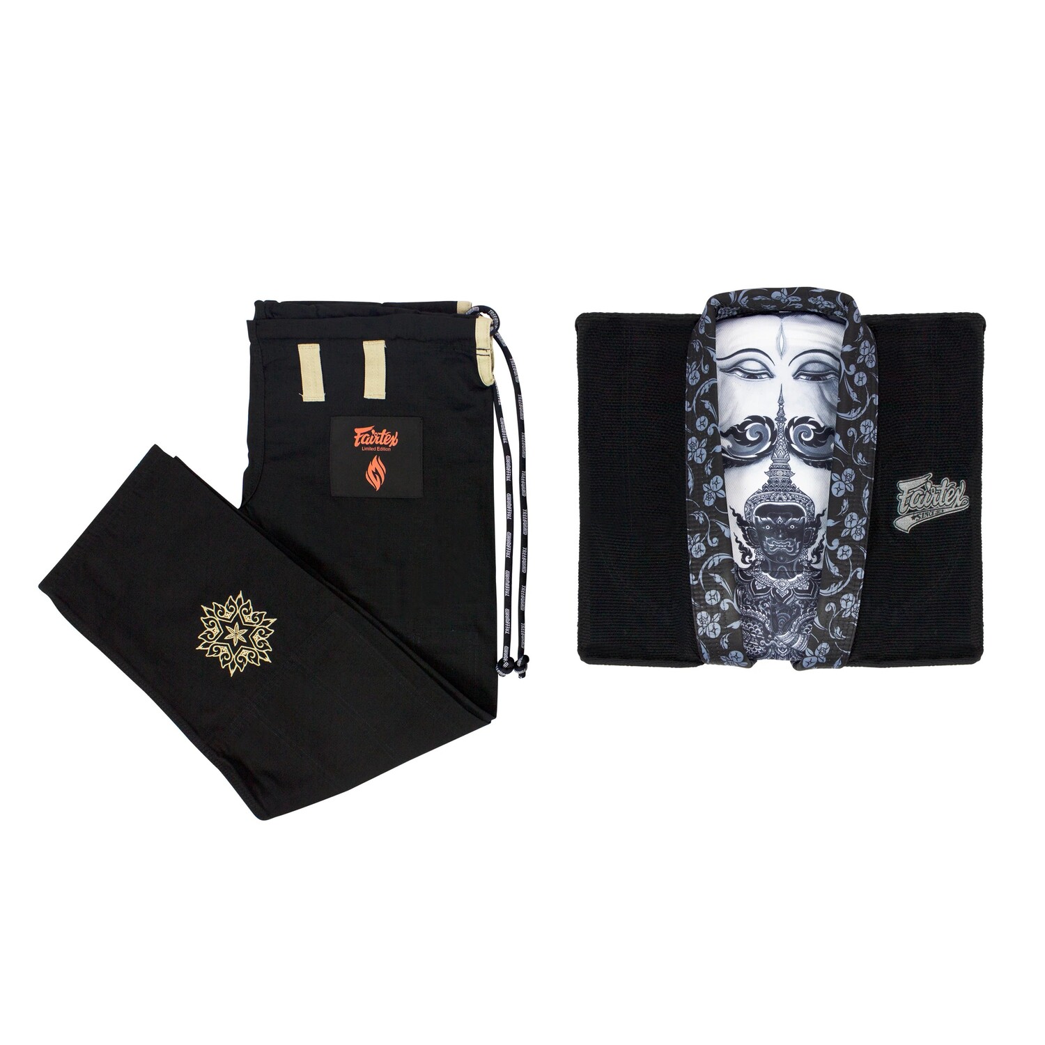 

Кимоно для джиу-джитсу Fairtex Treeburam Limited Edition, размер A1, черный