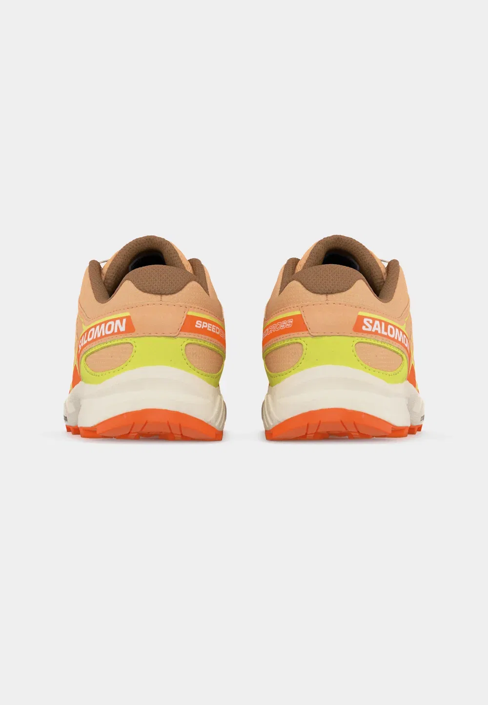 Походные ботинки Speedcross унисекс Salomon, Almond Cream/Sunny Lime/Nectarine — фото 4