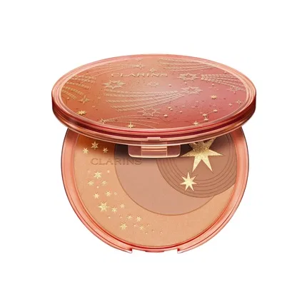 Пудра бронзирующая компактная Clarins, Multicolor, 19 г