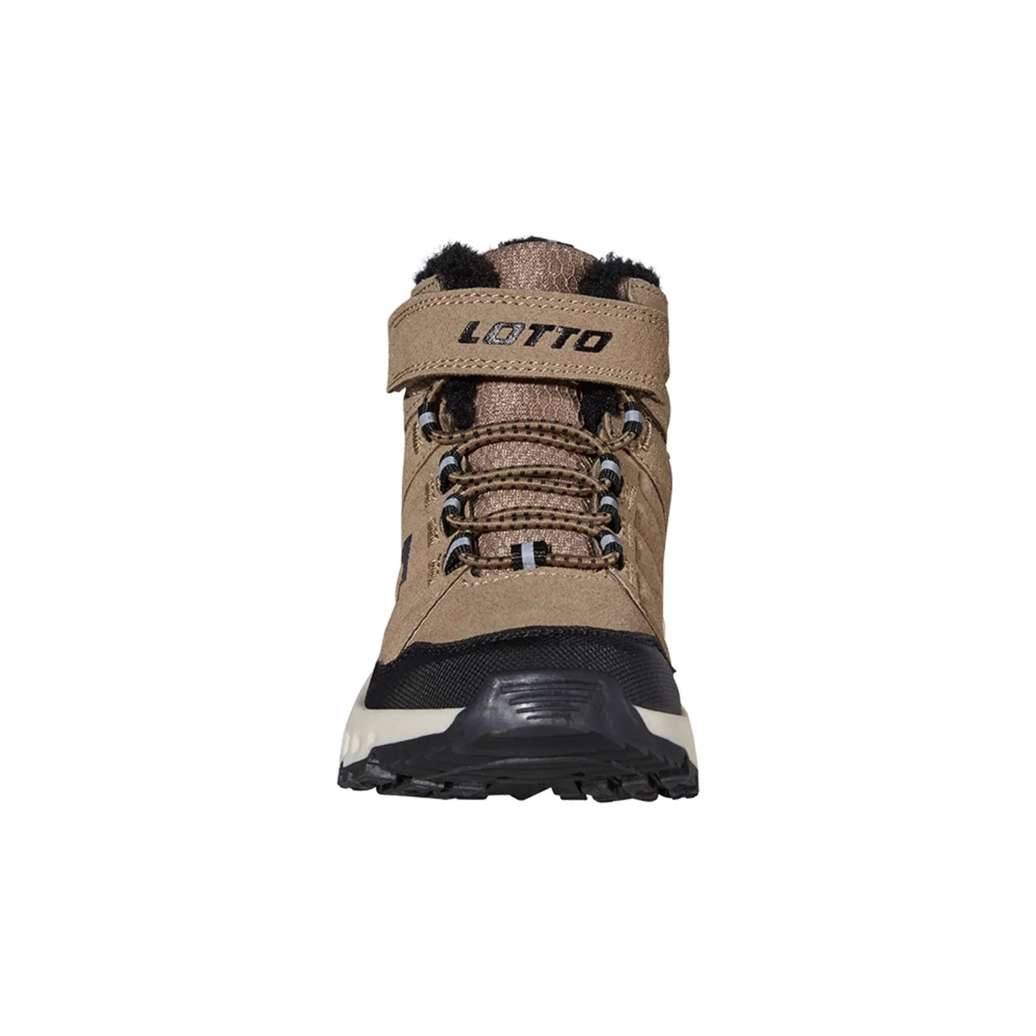 Детские зимние ботинки с рефлективными деталями Lotto, Brown-Black — фото 3